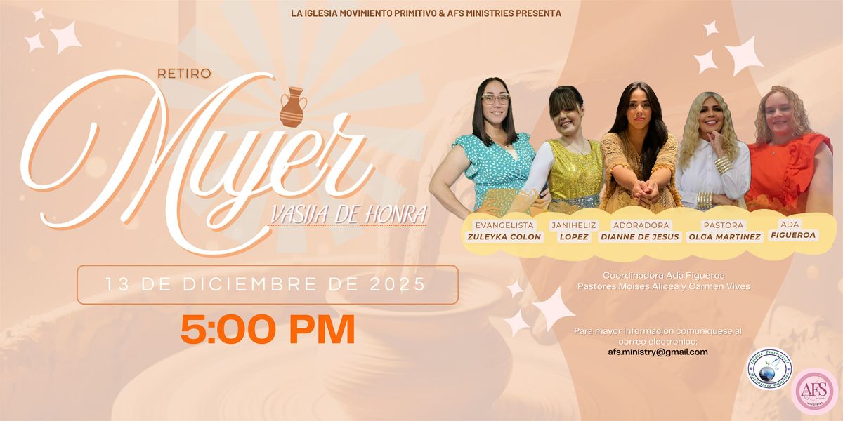 Retiro Mujer Vasija de Honra