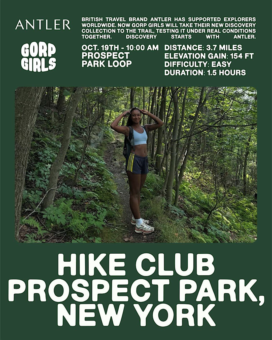 ANTLER X GORPGIRLS NEW YORK HIKE