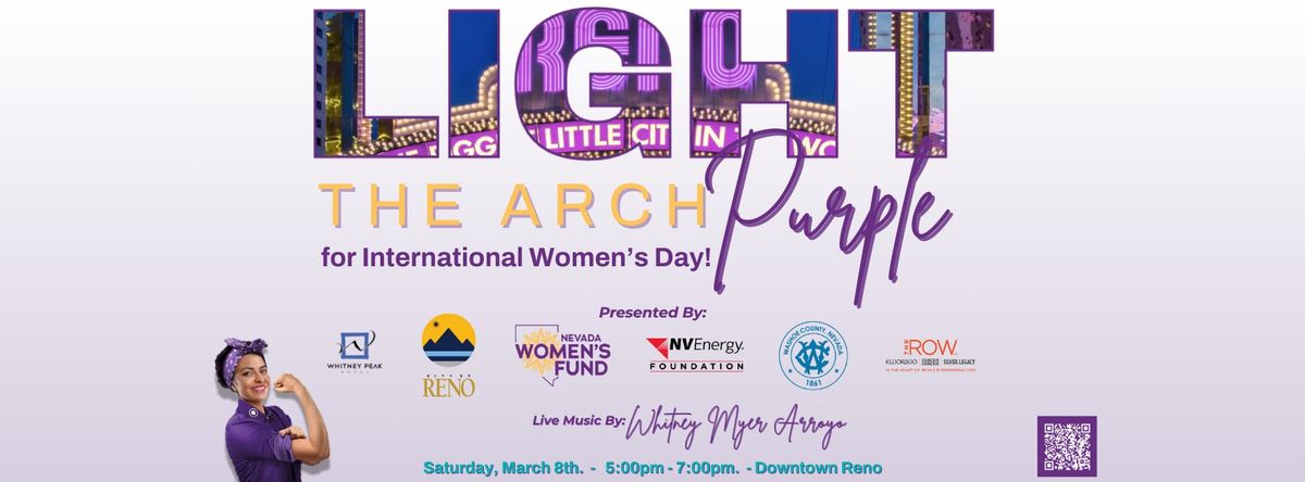 Light The Arch Purple for International Women's Day!