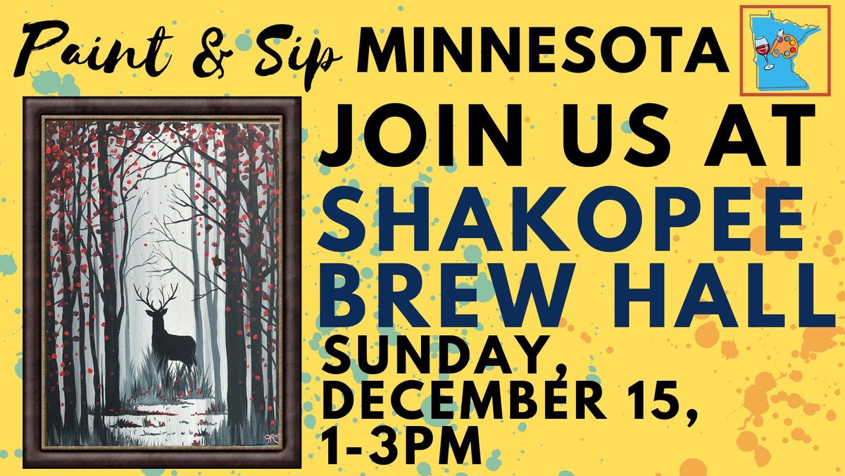 December 15 Paint & Sip at Shakopee Brewhall