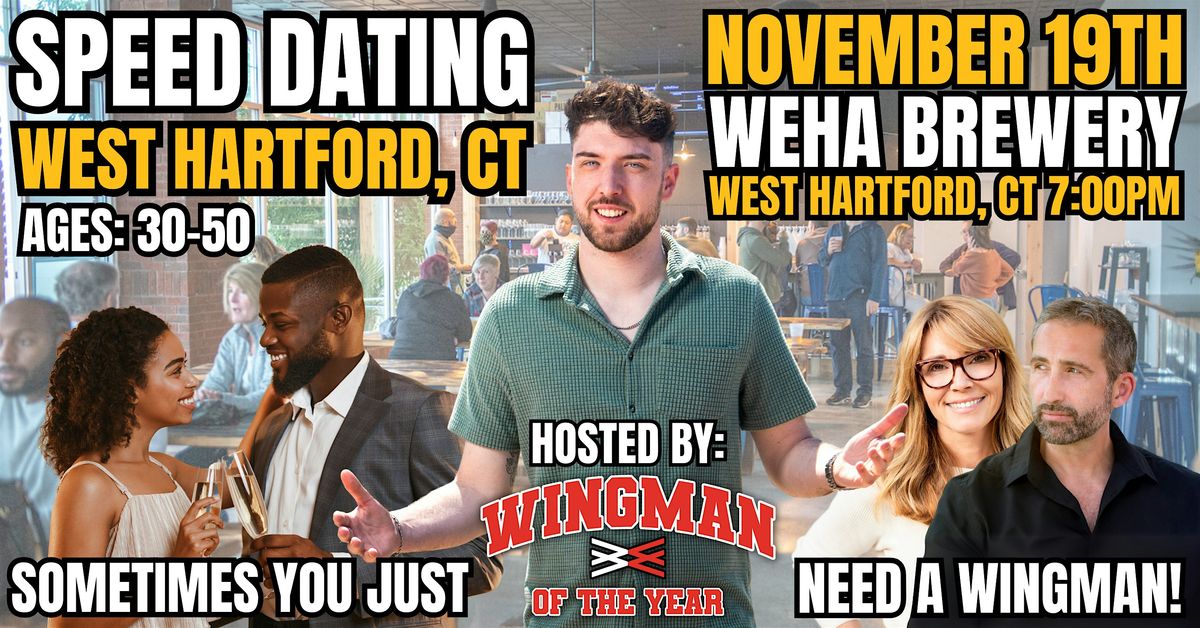Speed Dating With Wingman Of The Year: West Hartford, CT