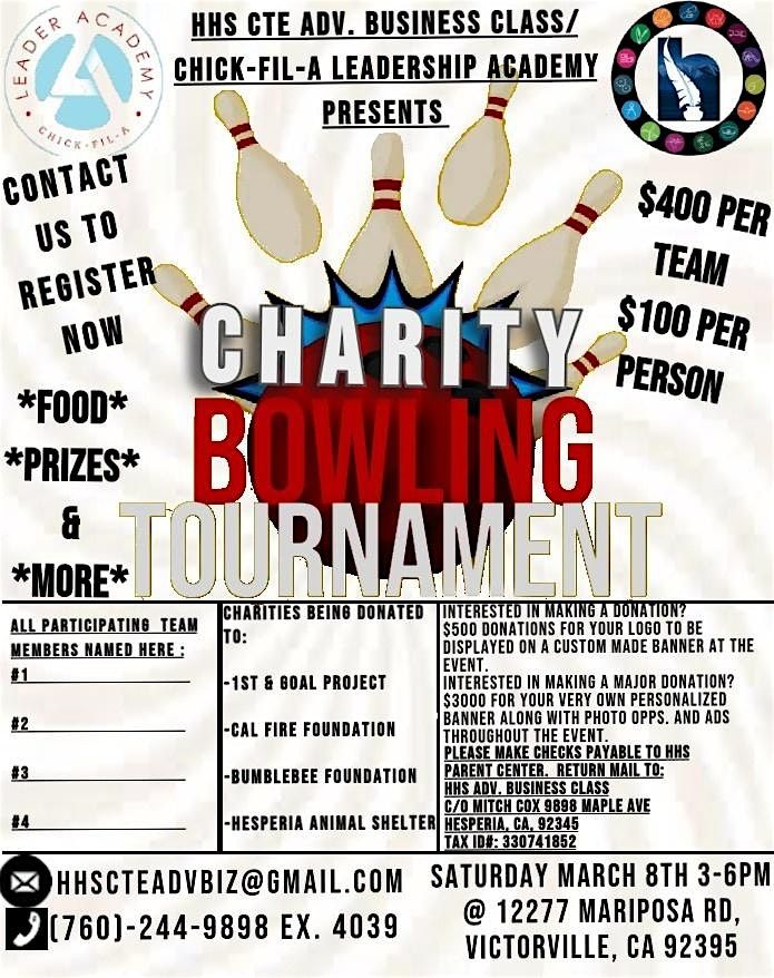 Charity Bowling Tournament