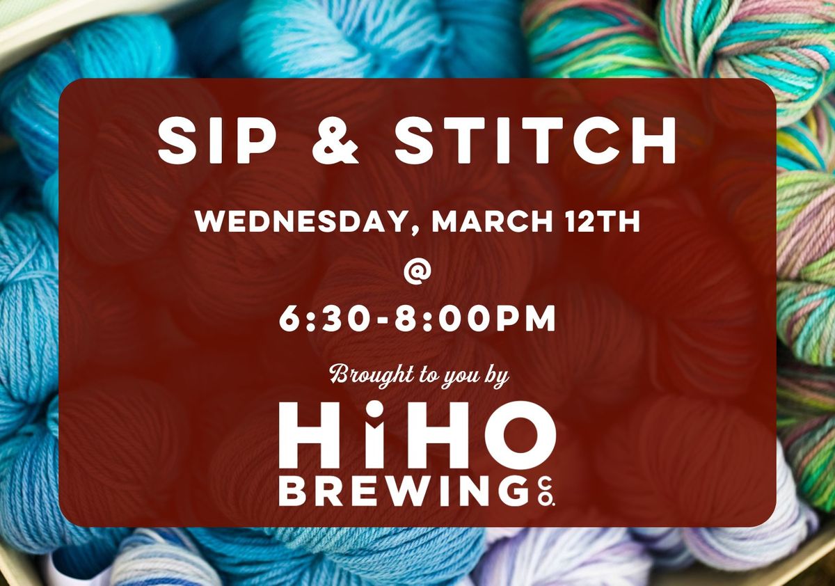 Sip & Stitch