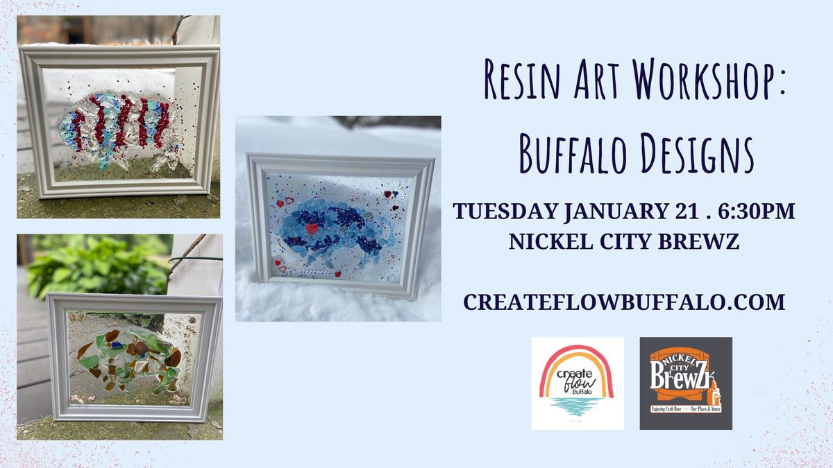 Resin Art Workshop: Buffalo Designs