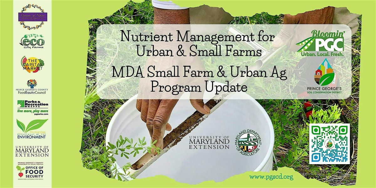 Bloomin' PGC Open Mic Night: Nutrient Management on Small & Urban Farms