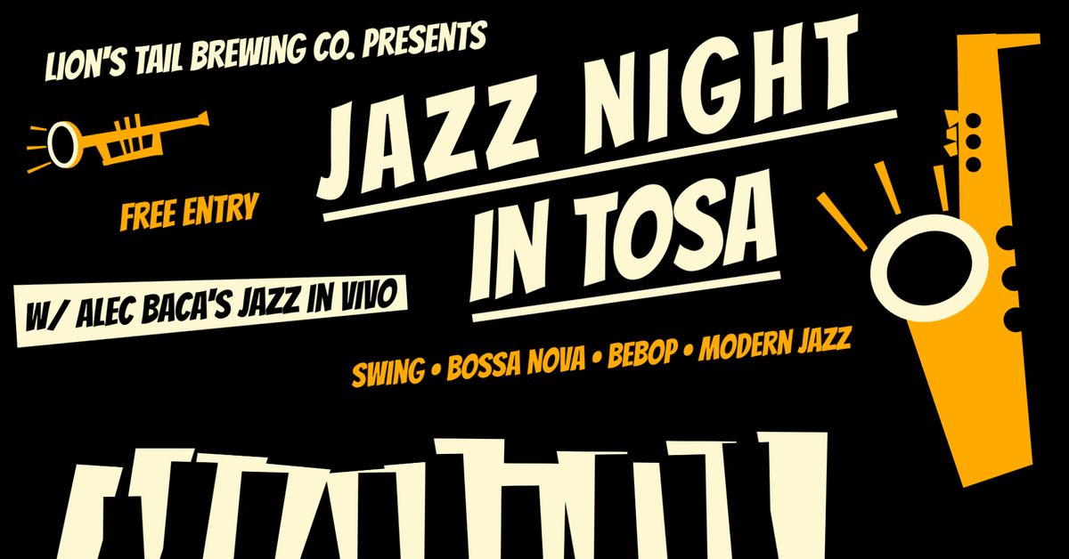 Jazz Night in Tosa \ud83c\udf83 Spooky Edition \ud83d\udc7b