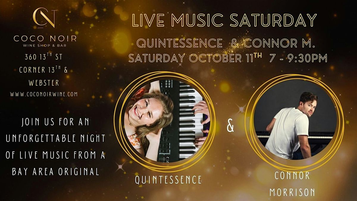 Live at Coco Noir: Quintessence & Connor Morrison!