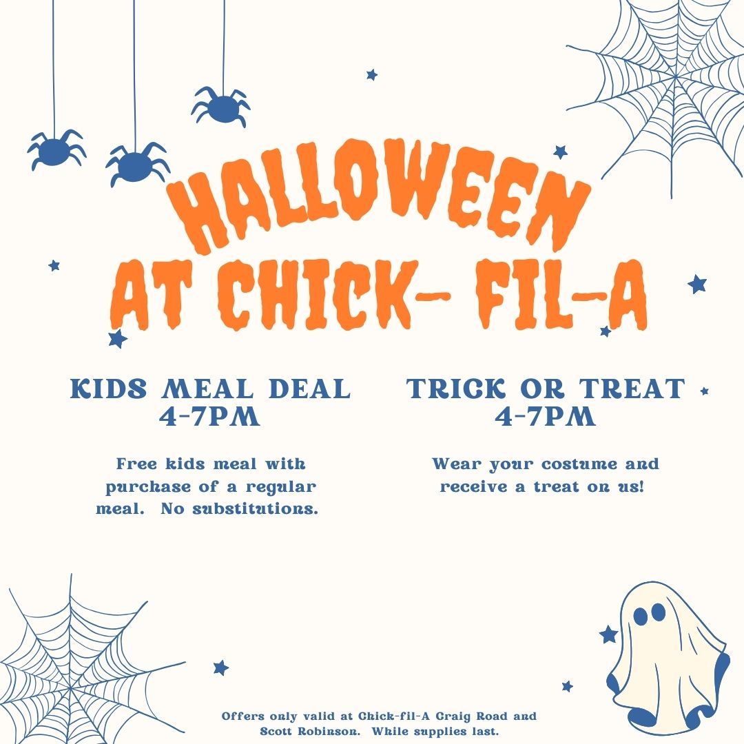 Halloween at Chick-fil-A Craig Road