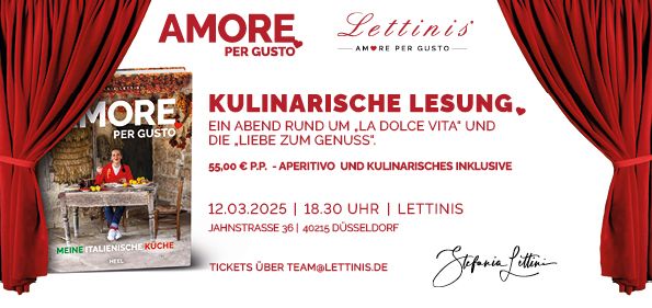 Kulinarische Lesung "Amore per Gusto" 