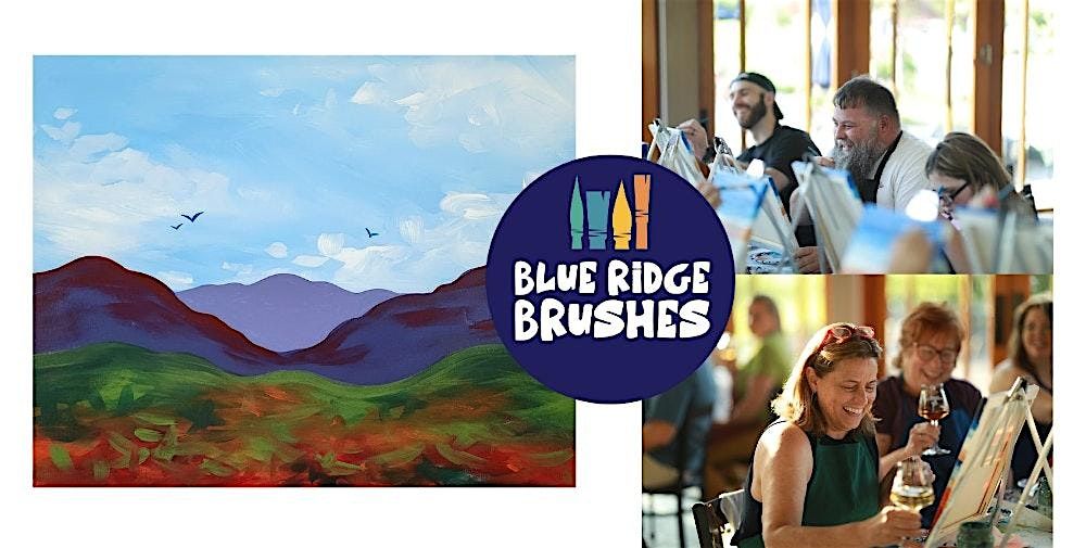 Paint + Sip: "Blue Ridge Autumn" at White Oak Lavender Farm + Vineyard