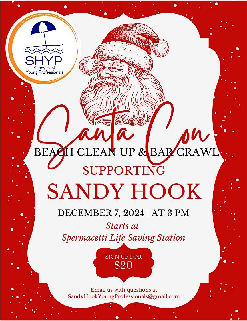 SantaCon Beach Clean Up & Bar Crawl