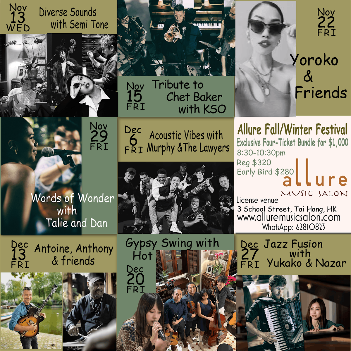 Allure Fall\/Winter Music Festival\uff1aExclusive Four-Ticket Bundle for $1,000