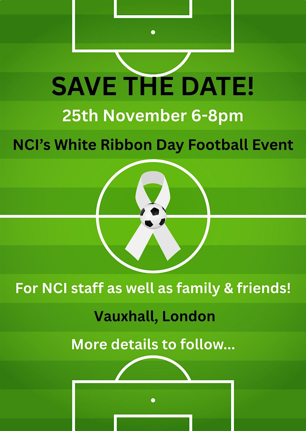 White Ribbon Day Football Event