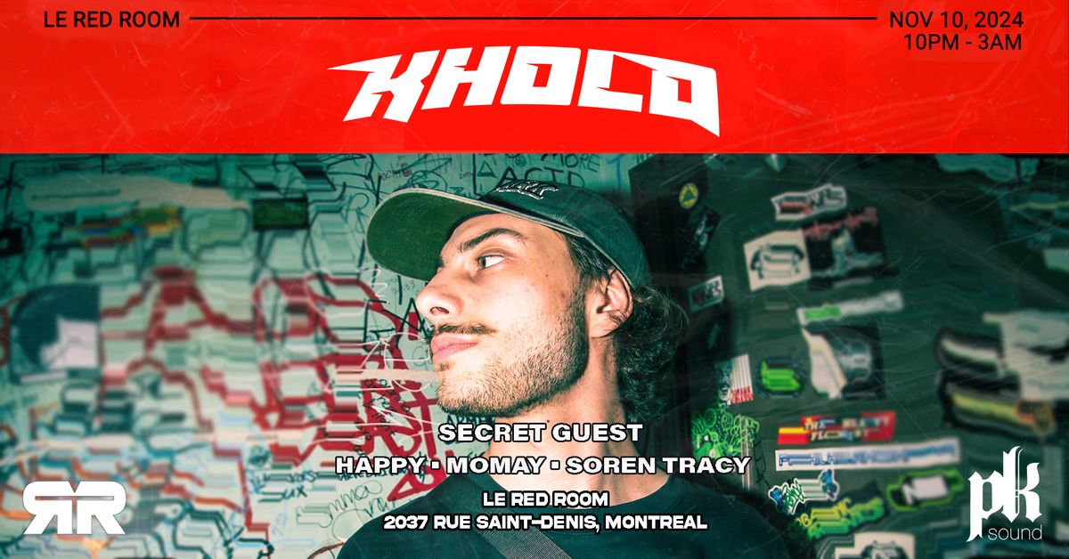 KHOLD + More @ Le Red Room | 10 Novembre