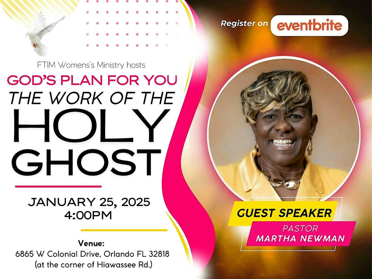 God's Plan for You! The Work of the Holy Ghost