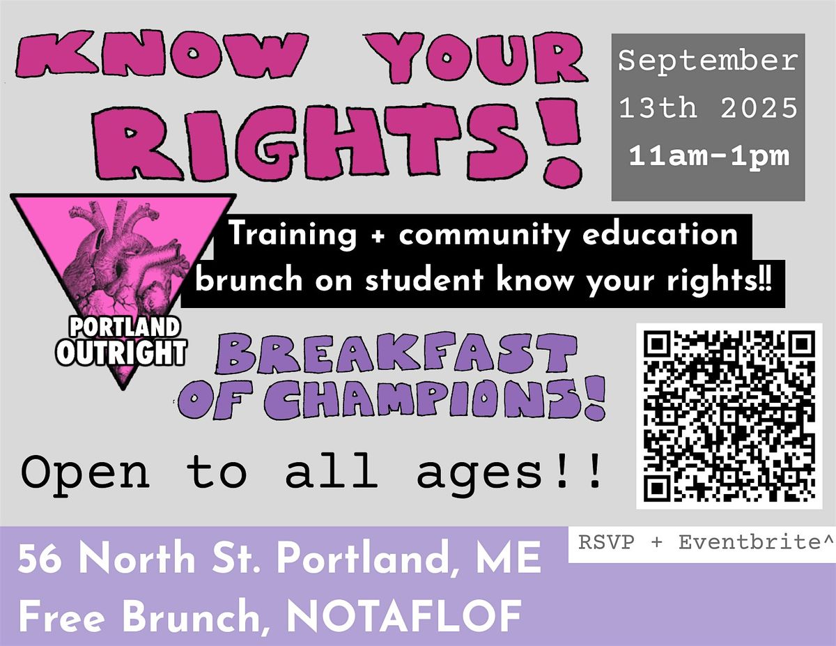 Breakfast of Champions: A Radical Queer Brunch