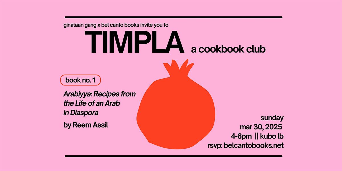 TIMPLA Cookbook Club