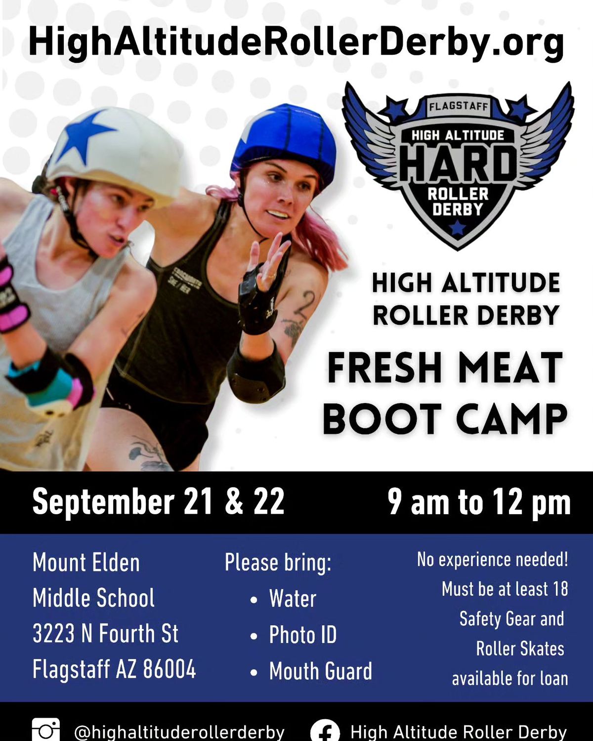 Roller Derby Fresh Meat Boot Camp