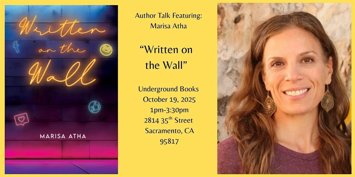 Author Talk featuring: Marisa Atha
