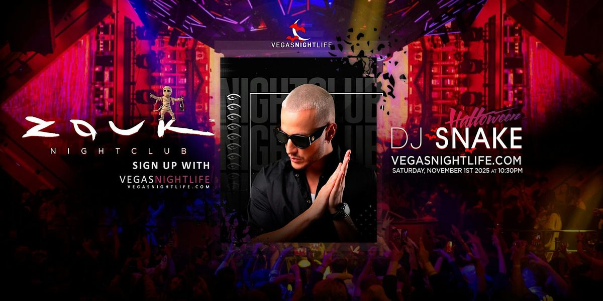 DJ Snake | Halloween Party | Zouk Las Vegas