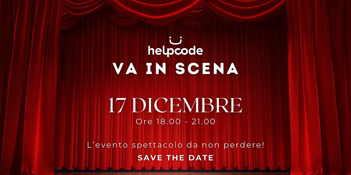 Helpcode va in scena!