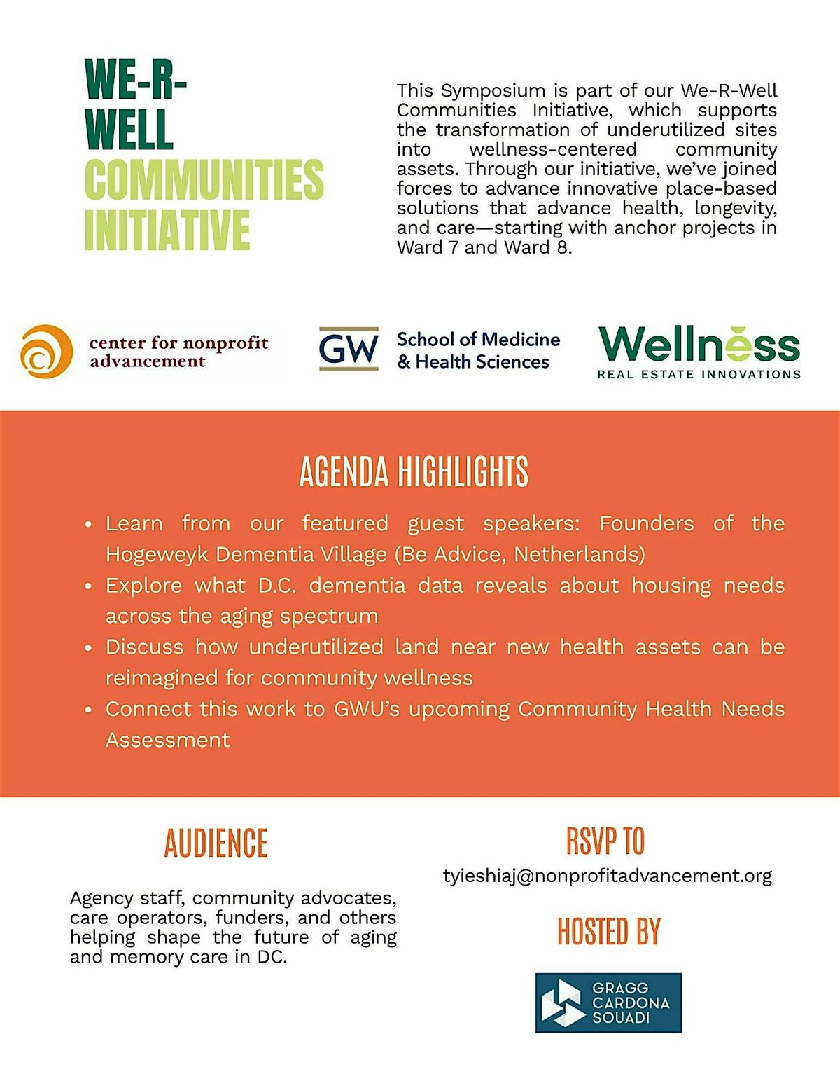 We-R-Well Communities Initiative Symposium