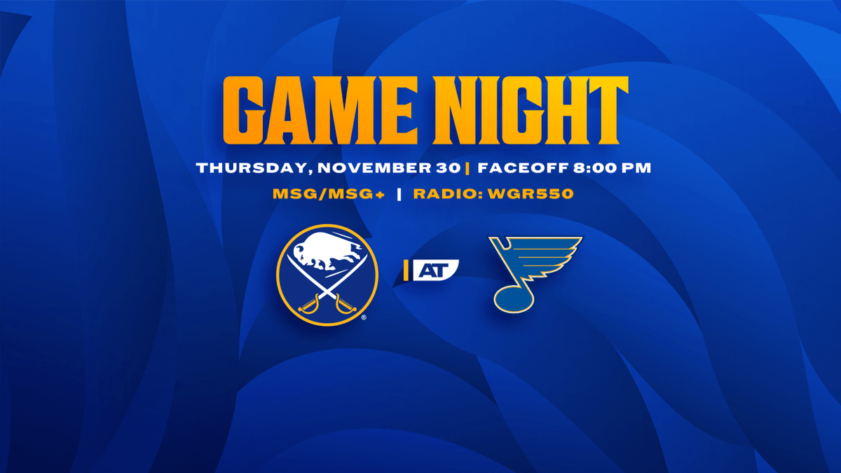 St. Louis Blues at Buffalo Sabres