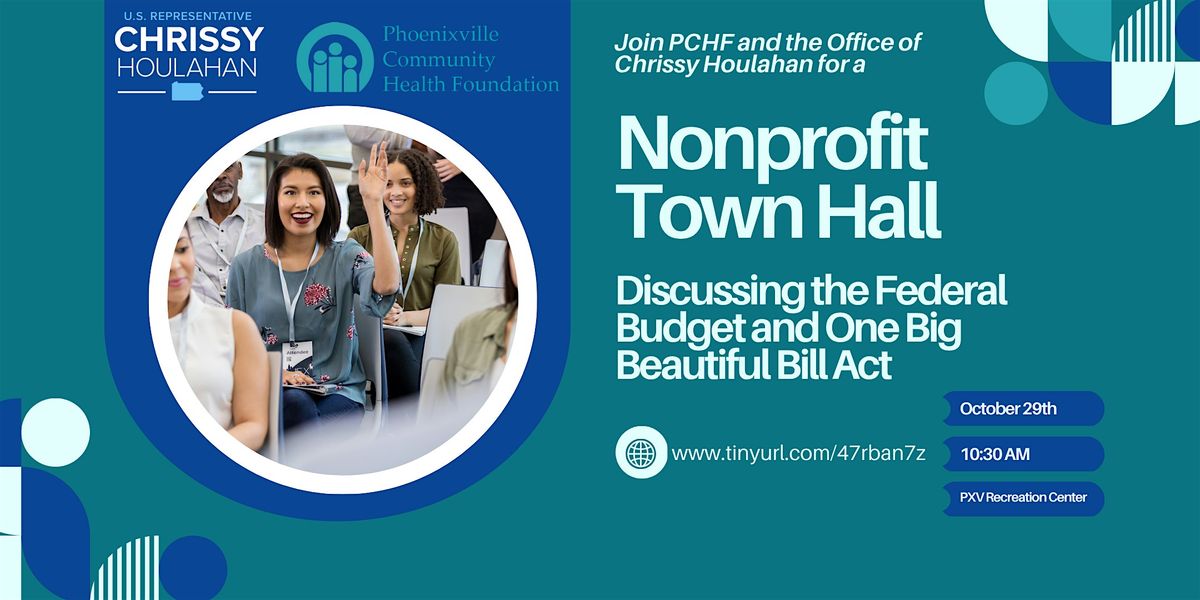 Nonprofit Town Hall with Rep. Houlahan's Office