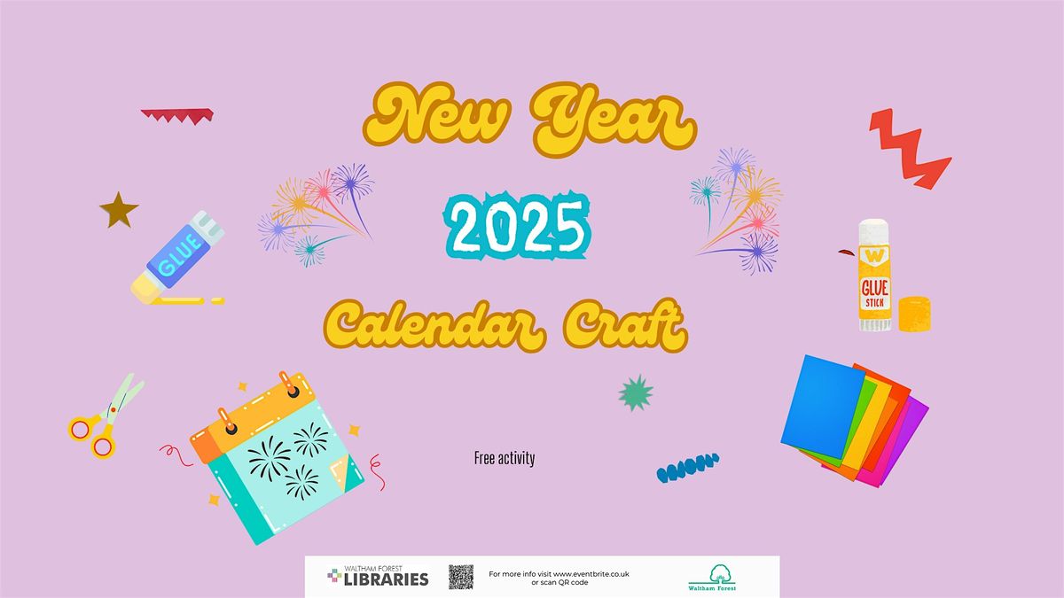 New Year Calendar Craft at Leytonstone Library