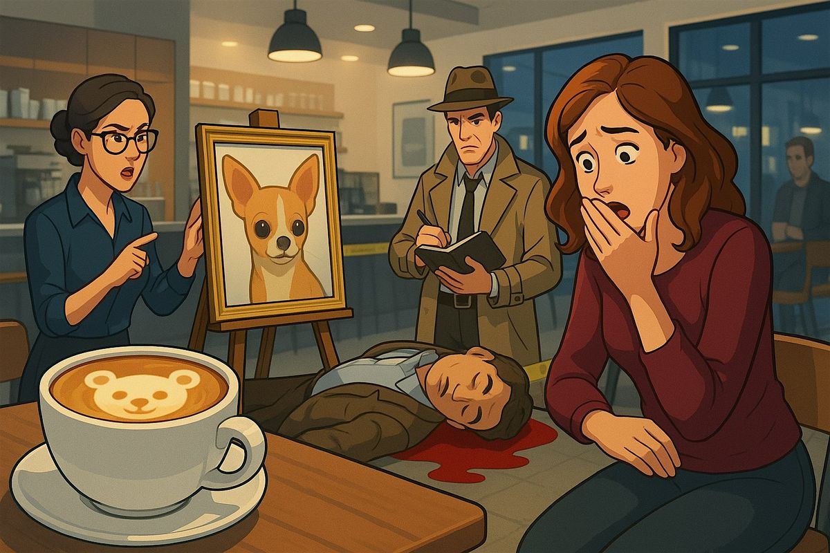 Lattes and Larceny - A M**der Mystery at Bear's Coffee