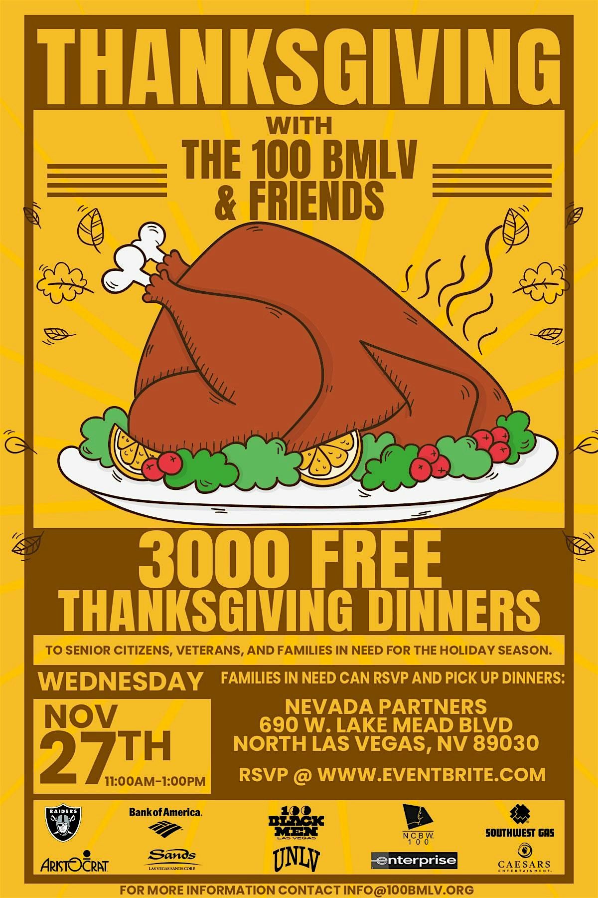 Thanksgiving with the 100 Black Men of Las Vegas & Friends