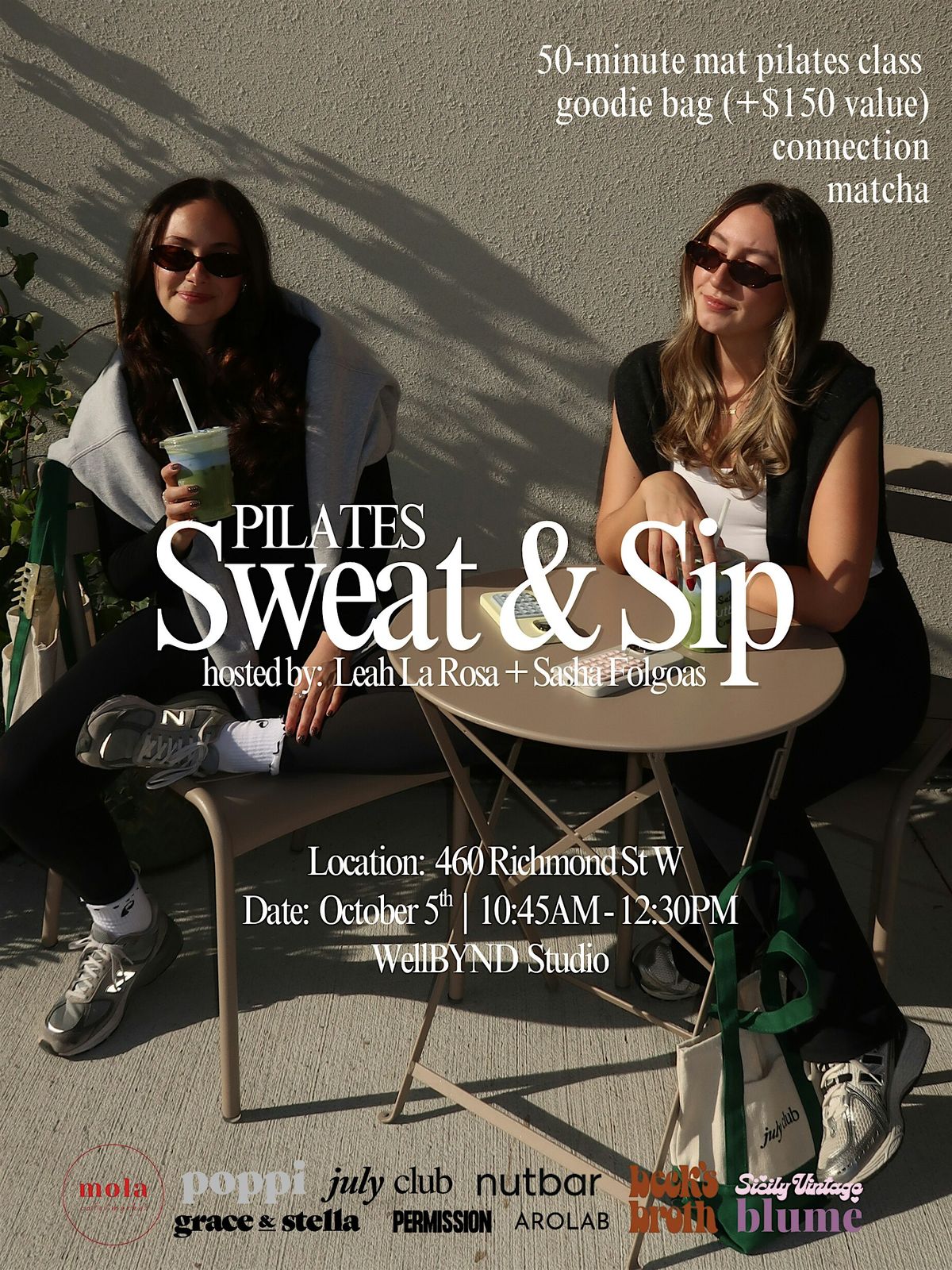Pilates Sweat & Sip