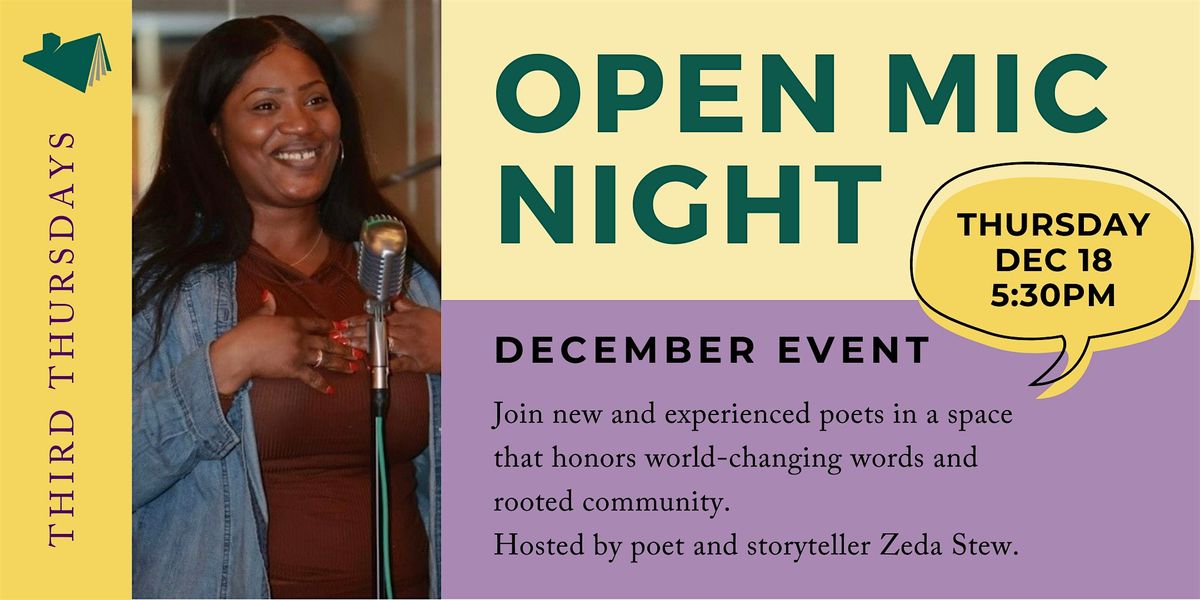 Open Mic Night: December