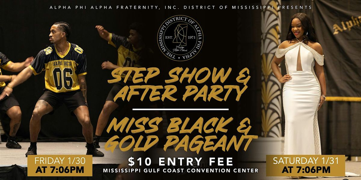 MS Alphas 2026 District Step Show\/After Party and Miss B&G Pageant