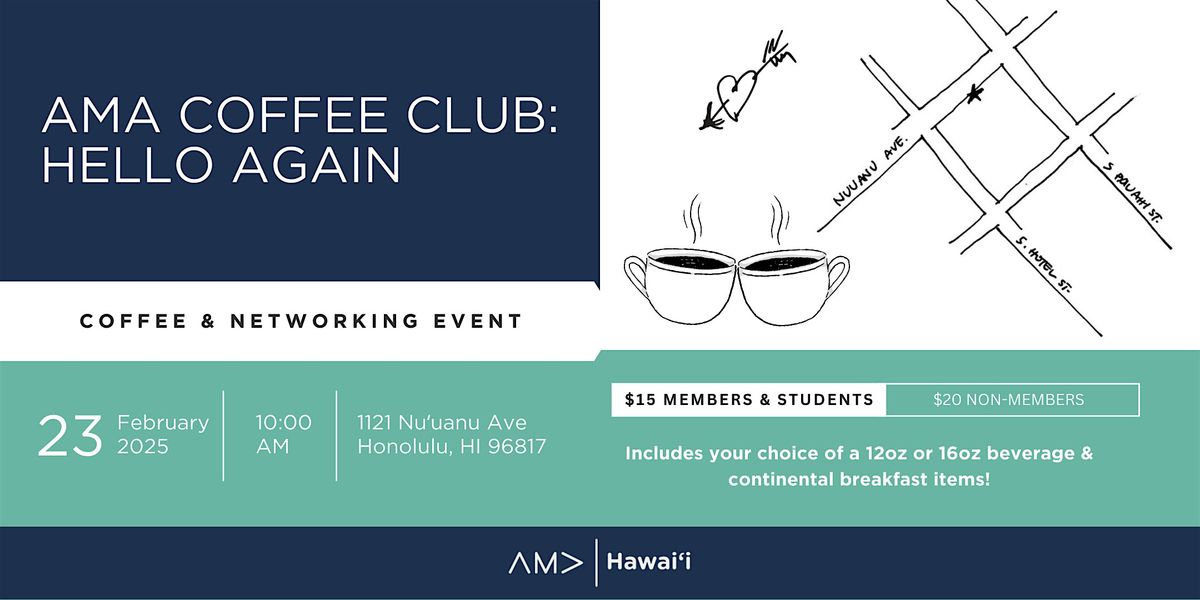 AMA Hawai\u2019i Coffee Club: Hello Again Coffee