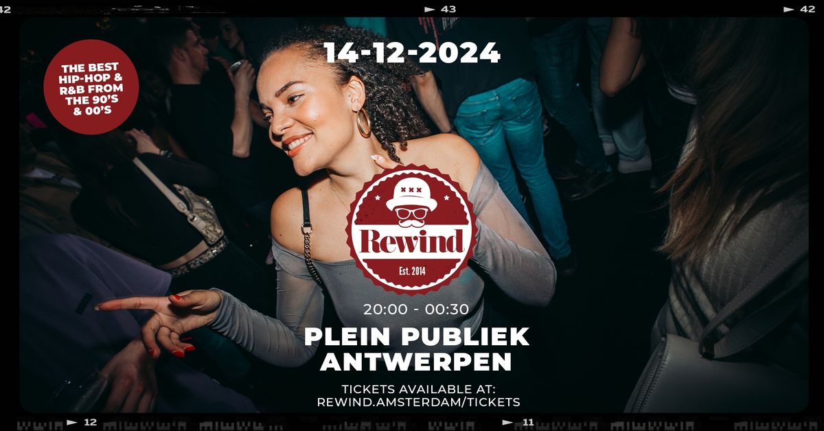 Rewind Antwerpen | Plein Publiek | 20:00 - 00:30