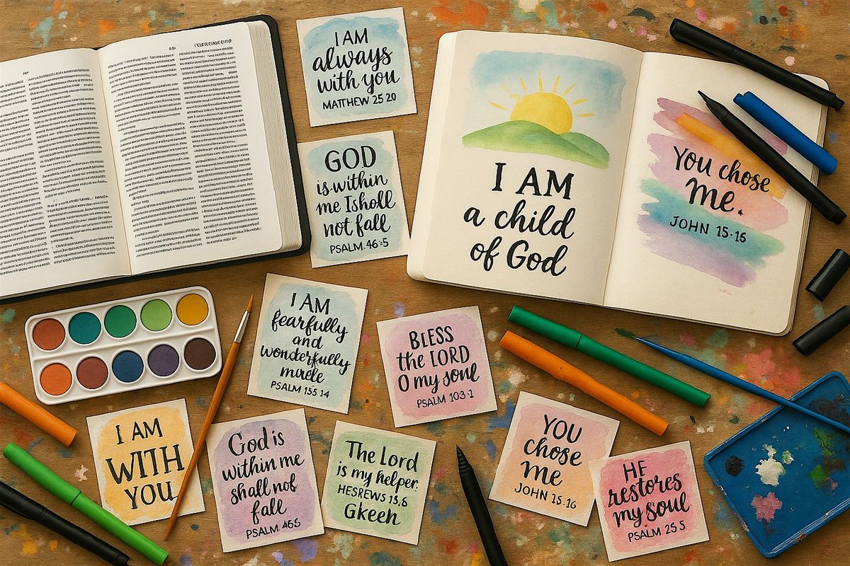 Rooted In Faith: Bible Journal | Faith Art | Scripture Card Workshop