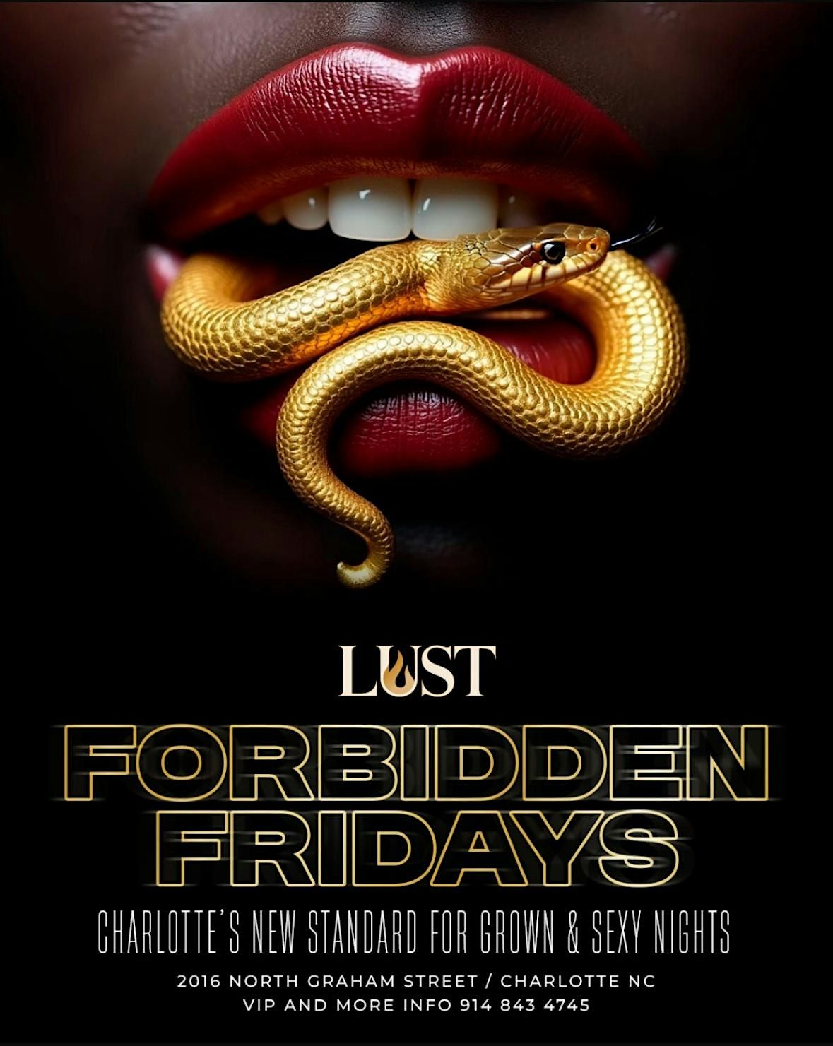 Forbidden Fridays at LUST CLT!