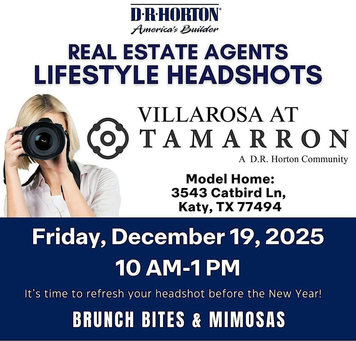 Real Estate Agent Lifestyle Headshot Event in Villarosa at Tamarron