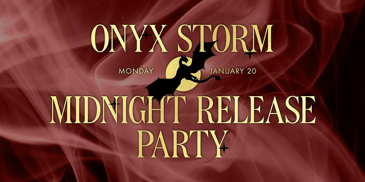 Onyx Storm Midnight Release Party