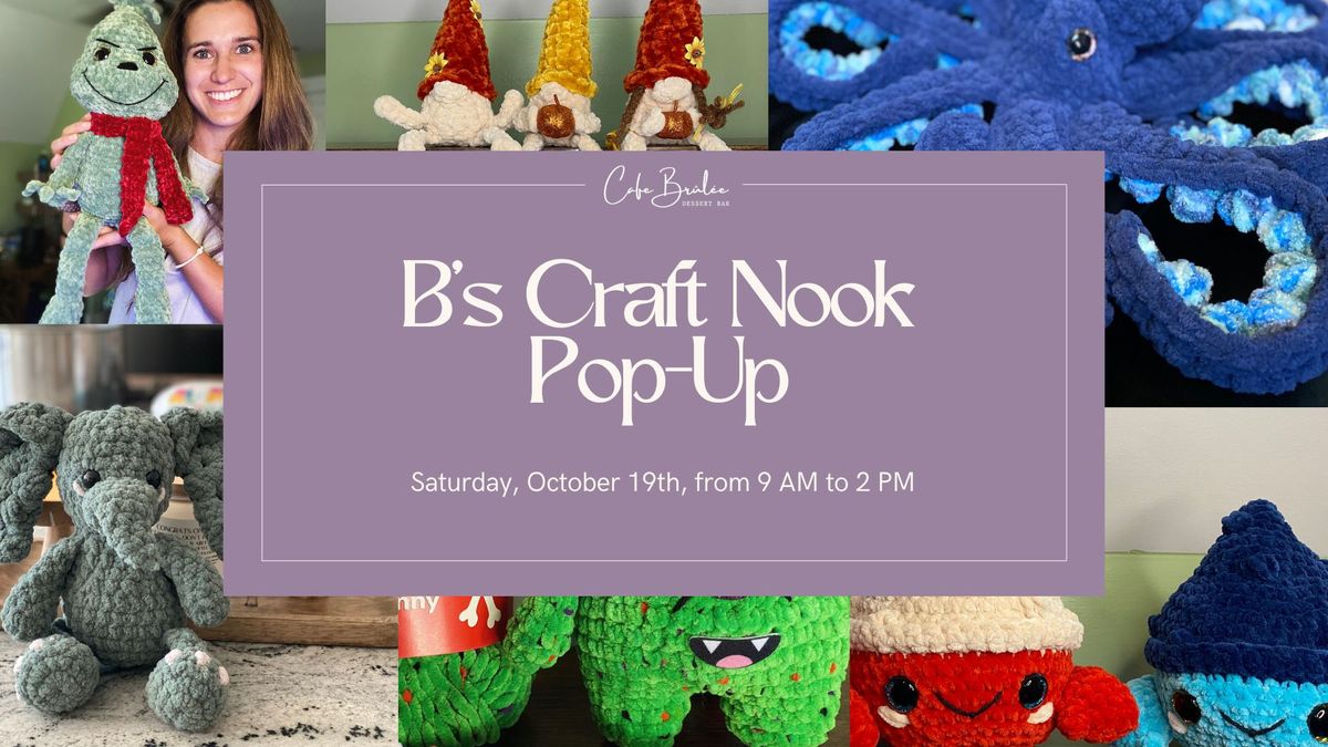 B's Craft Nook Pop-Up Shop