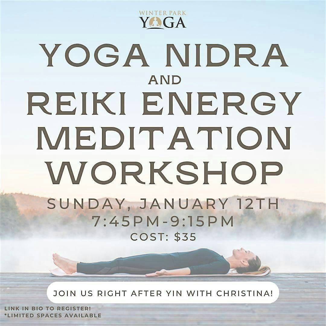 Yoga Nidra and Reiki Energy Meditation Workshop