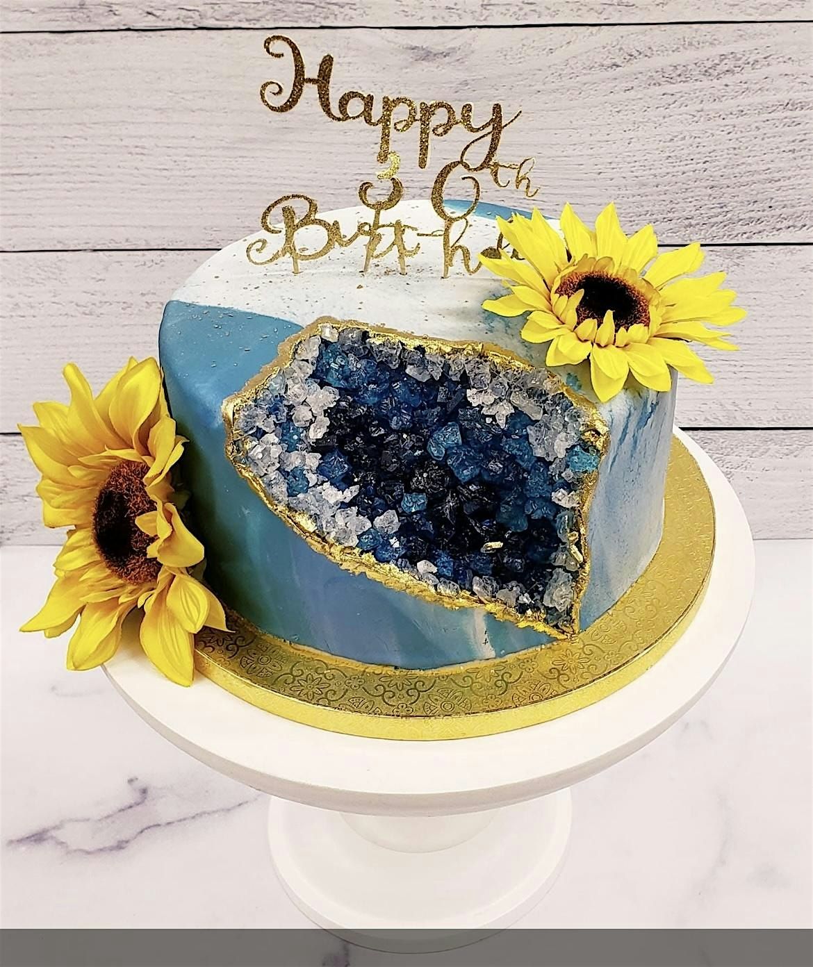 Cake & Sip Geode Style