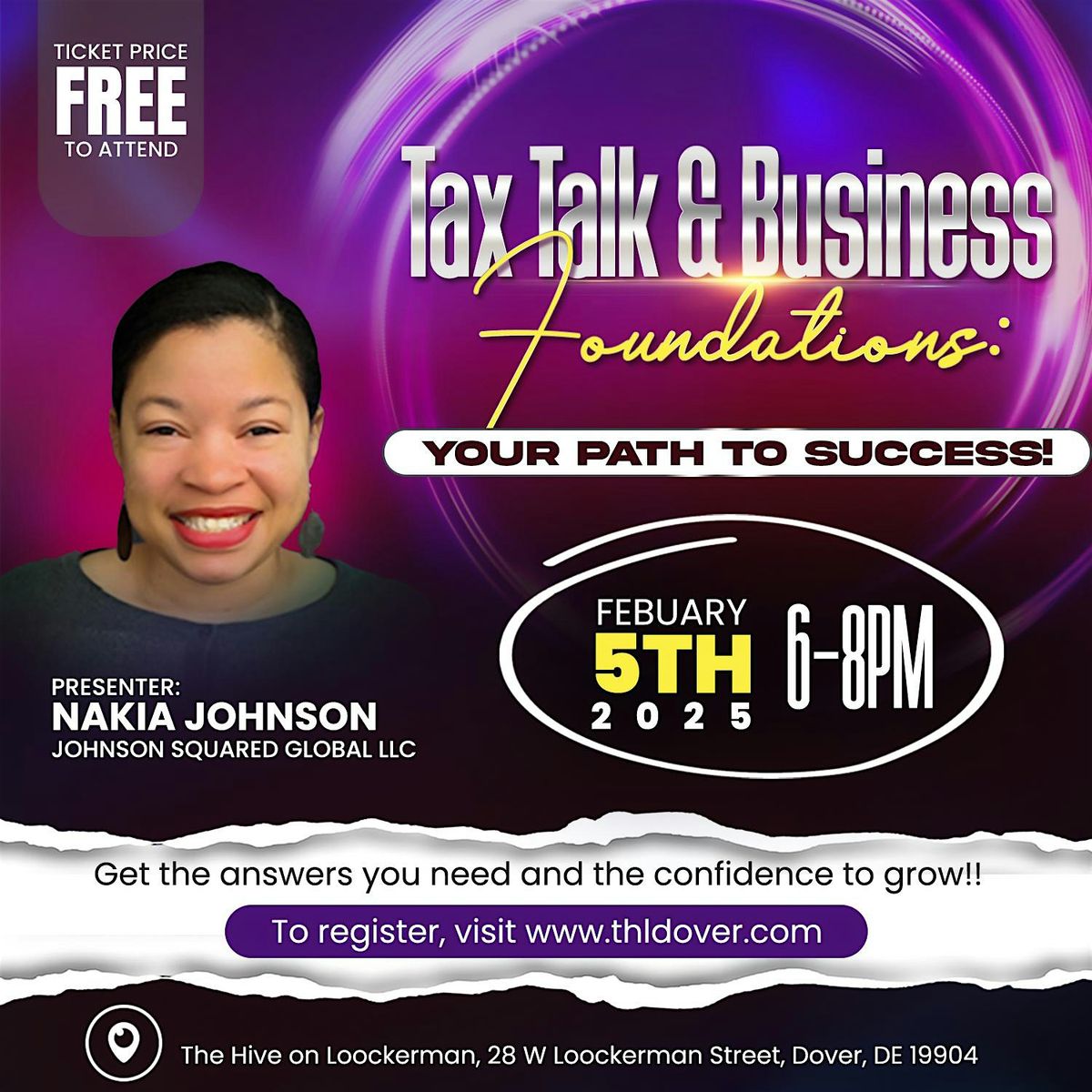 Tax Talk & Business Foundations: The Path to Success!