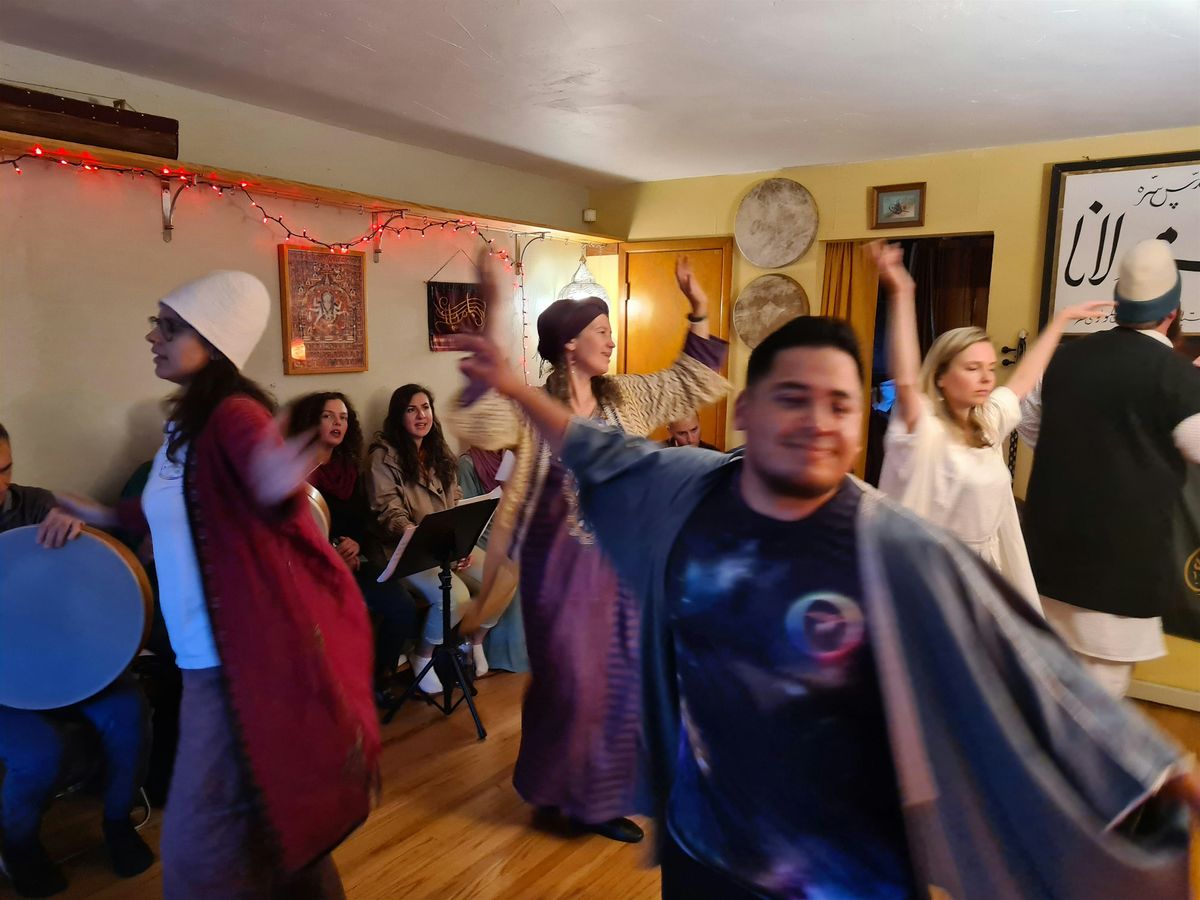 Rumi festival Day 2nd:  Whirling Workshop,  Sufi live music and Zikr