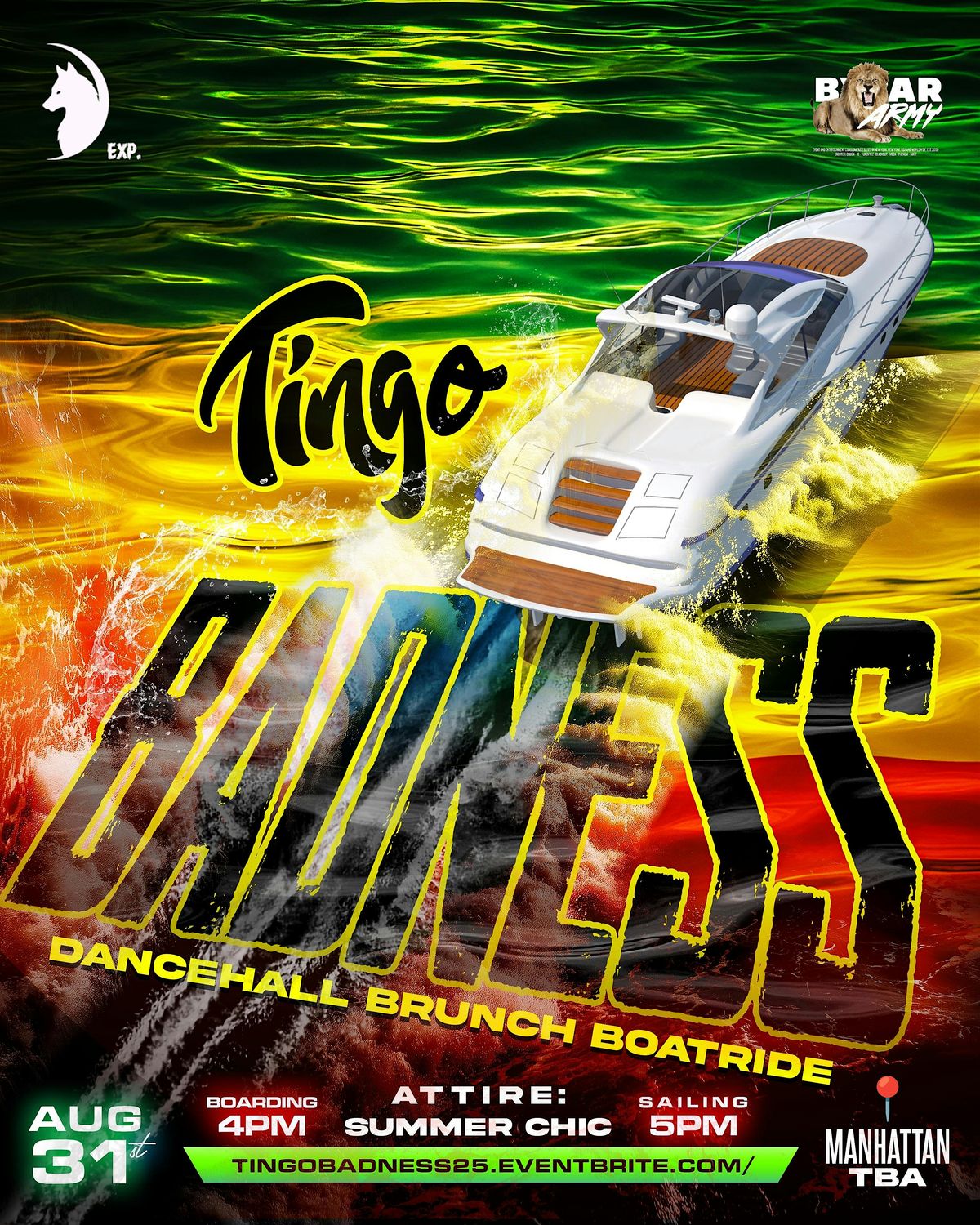 Tingo Badness: DANCEHALL Boatride (Laborday Event 3 of 5)