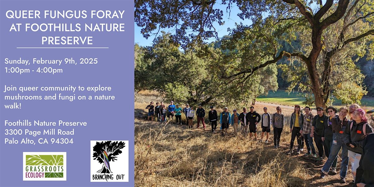 Queer Hike: Fungus Foray at Foothills Nature Preserve