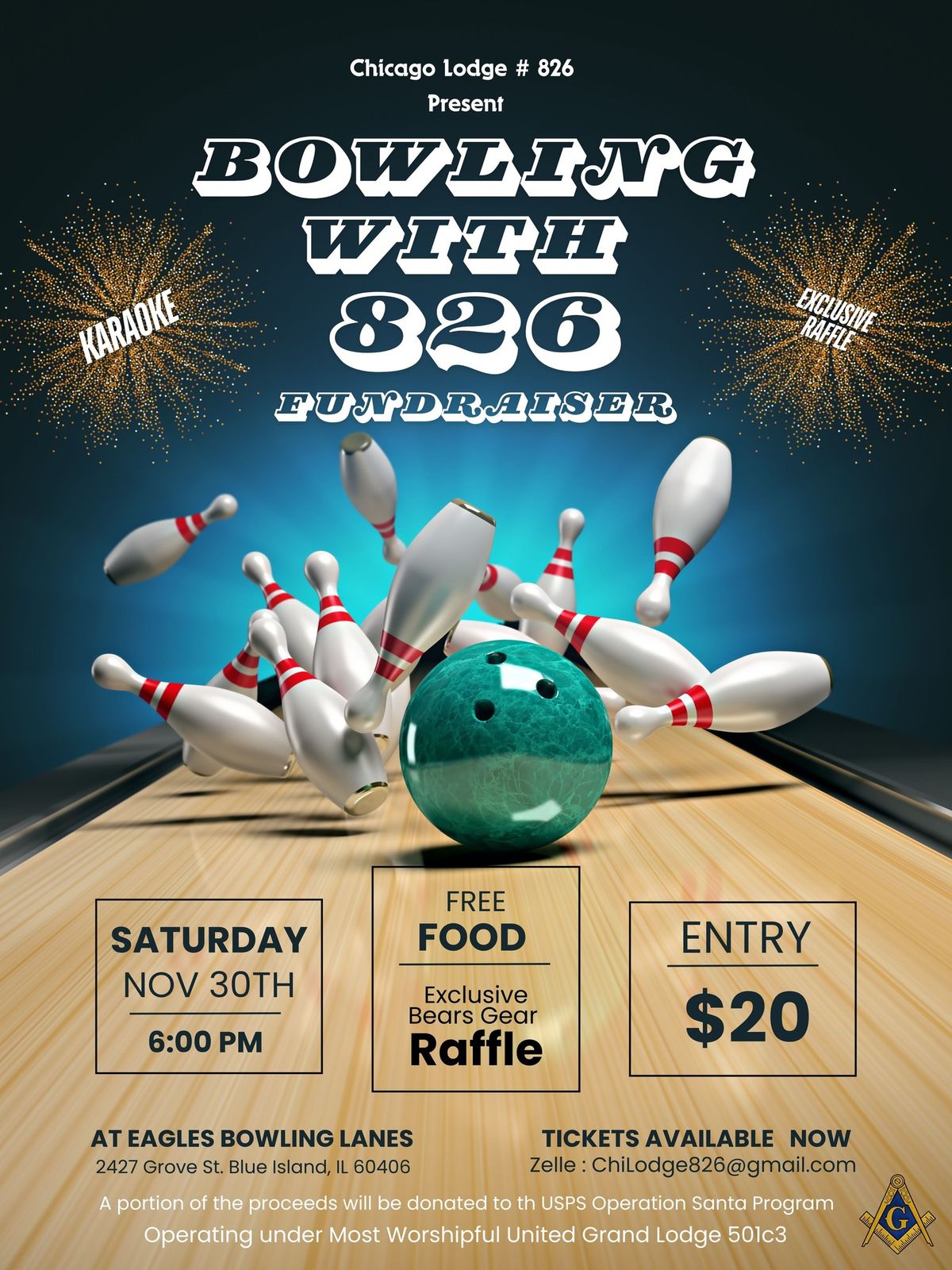 Bowling Bowling to 826 - Annual Fundraiser