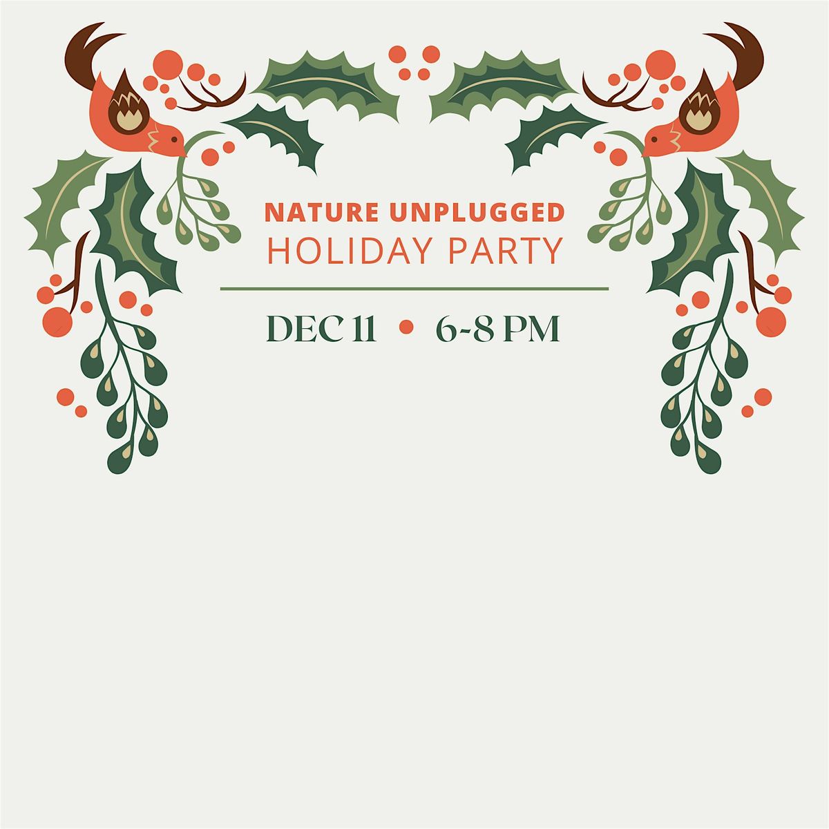 Nature Unplugged Holiday Party