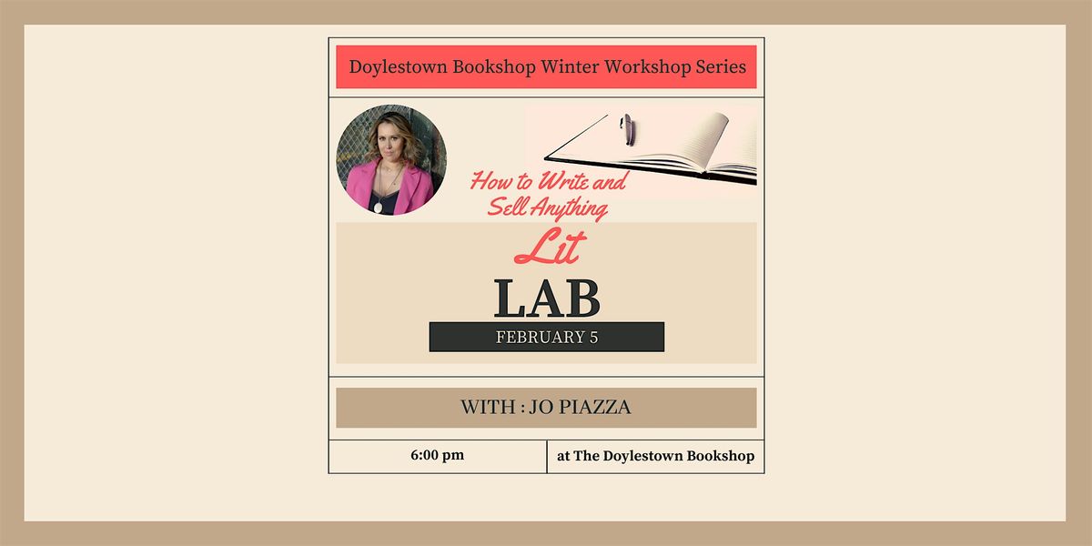 Lit Lab: Winter Workshop Series with Jo Piazza